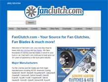 Tablet Screenshot of fanclutch.com